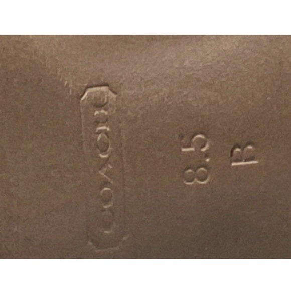 Coach‎ Malia Black Leather Ankle Booties Size 8 Women's Boots Fur Trim A7756 - Picture 5 of 6